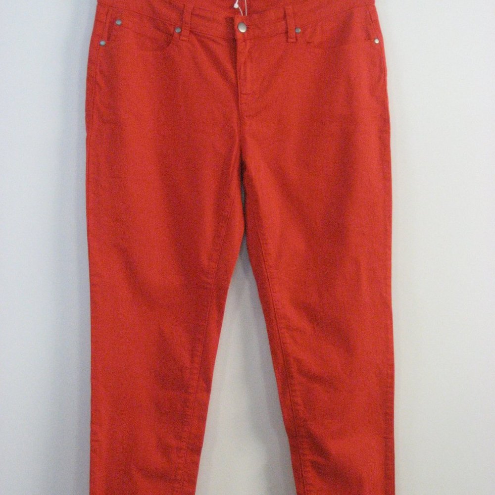 EILEEN FISHER Stretch Twill Skinny Ankle Jean $198